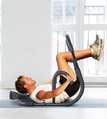 Soozier Abdominal Abs Crunch Equipment Fitness Roller Machine Trainer