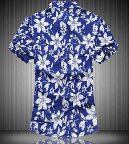 Mens Short Sleeve Floral Shirt